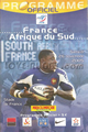 France v South Africa 2005 rugby  Programmes